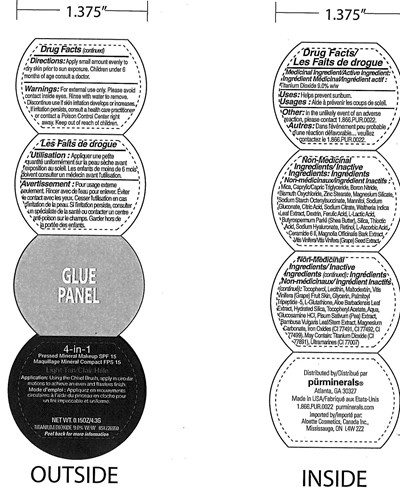 Image Of Label (4 In 1  Pressed Mineral Spf 15 Light)